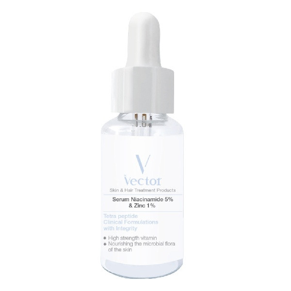 سرم پوست وکتور مدل niacinamide 5درصد حجم 30 میلی لیتر