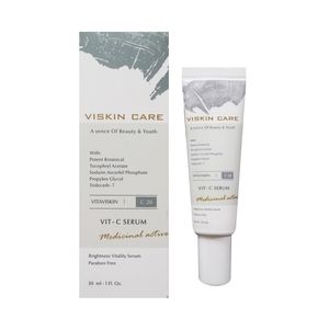 سرم پوست ویسکین کر مدل vit c حجم 30 میلی لیتر