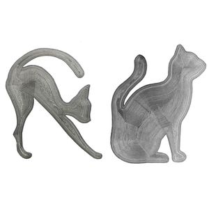 شابلون ابرو و خط چشم مدل cat line مجموعه 2 عددی