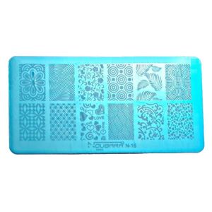 شابلون ناخن طراحی نوباراکس مدل n 16