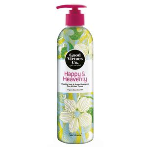 شامپو احیا کننده و ضد ریزش مو مناسب انواع مو گود ورچو مدل healthy hair and scalp shampoo حجم 300 میلی لیتر