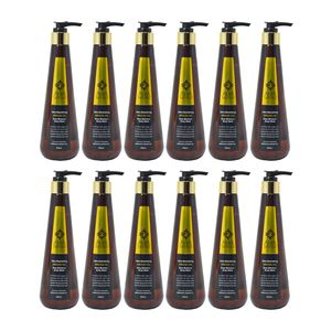 شامپو بدن آدرا مدل argan حجم 250 میلی لیتر مجموعه 12 عددی