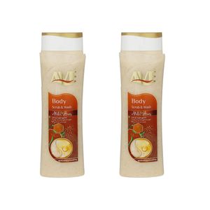 شامپو بدن اوه مدل milk and honey وزن 380 گرم بسته 2 عددی