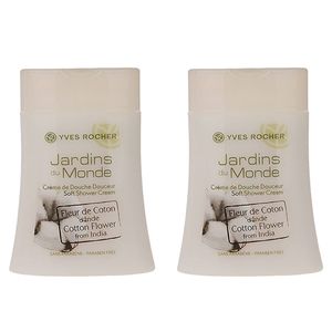 شامپو بدن ایو روشه سری jardins du monde مدل cotton flower حجم 200 میلی لیتر مجموعه 2 عددی