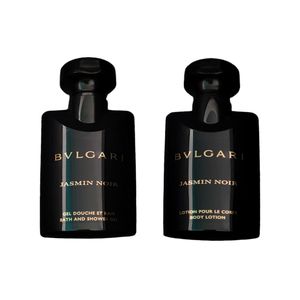 شامپو بدن بولگاری مدل jasmin noir حجم 40 میلی لیتر به همراه لوسیون بدن بولگاری مدل jasmin noir حجم 40 میلی لیتر