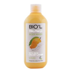 شامپو بدن بیول مدل milky mango حجم 400 میلی لیتر