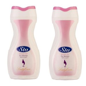 شامپو بدن سیو مدل lady care حجم 400 میلی لیتر بسته 2 عددی