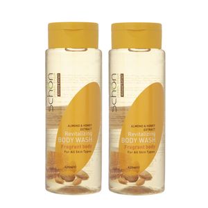 شامپو بدن شون مدل almond and honey حجم 420 میلی لیتر مجموعه 2 عددی