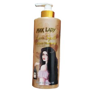 شامپو بدن مکس لیدی مدل love spell حجم 500 میلی لیتر