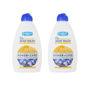 شامپو بدن کامان مدل power+care حجم 510 میلی لیتر مجموعه 2 عددی