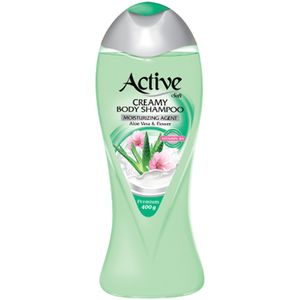 شامپو بدن کرمی اکتیو مدل aloe vera مقدار 400 گرم