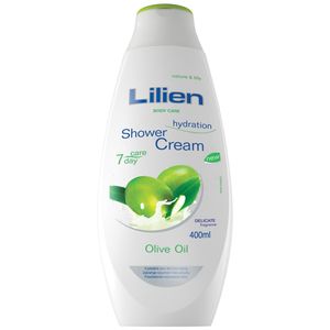 شامپو بدن کرمی لیلین مدل olive oil حجم 400 میلی لیتر