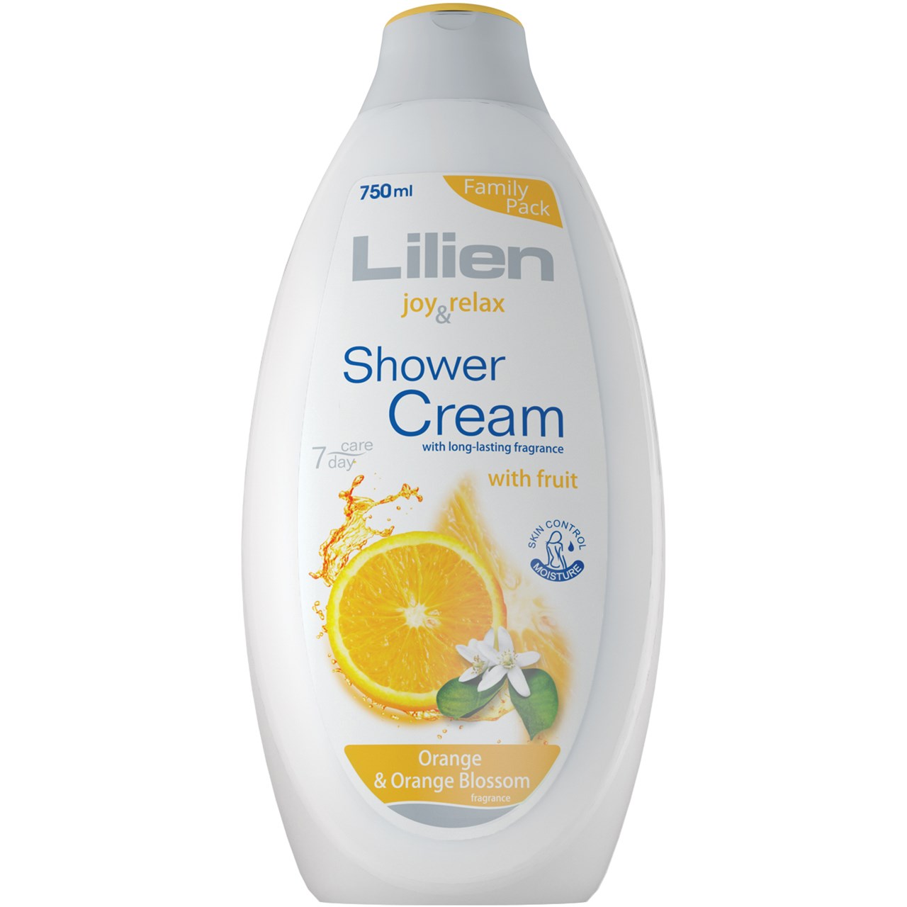 شامپو بدن کرمی لیلین مدل orange  orange blossom حجم 750 میلی لیتر
