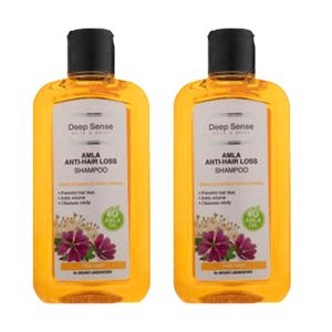 شامپو تقویت کننده مو دیپ سنس مدل anti hair fall حجم 200 میلی لیتر مجموعه 2 عددی