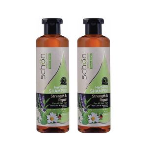 شامپو تقویت کننده مو شون مدل herbamix حجم 300 میلی لیتر مجموعه 2 عددی