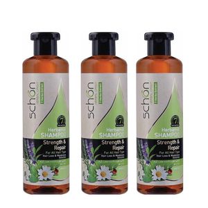 شامپو تقویت کننده مو شون مدل herbamix حجم 300 میلی لیتر مجموعه 3 عددی