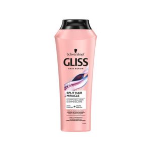 شامپو تقویت کننده و ترمیم کننده مو گلیس مدل split hair miracle حجم 500 میلی لیتر