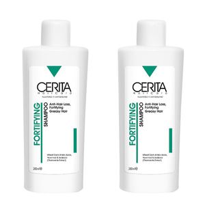 شامپو تقویت کننده و ضد ریزش مو سریتا مدل fortifying مناسب موهای چرب حجم 200 میلی لیتر مجموعه 2 عددی