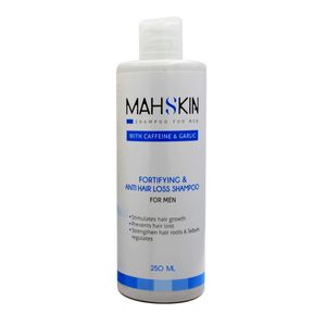 شامپو تقویت کننده و ضد ریزش مو مه اسکین مدل caffeine garlic حجم 250 میلی لیتر