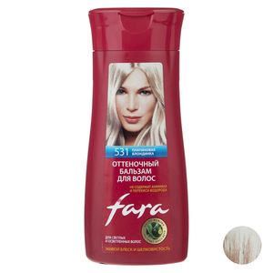 شامپو رنگ فارا مدل platinum blond شماره 531 حجم 135 میلی لیتر