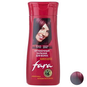 شامپو رنگ فارا مدل red wood شماره 510 حجم 135 میلی لیتر