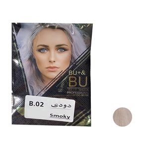 شامپو رنگ مو بیو مدل شماره b.02 حجم 30 میلی لیتر رنگ دودی