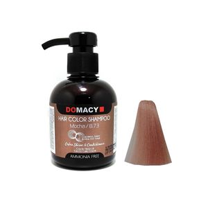 شامپو رنگساژ دوماسی مدل ammonia free شماره 8.73 حجم 300 میلی لیتر رنگ موکا قهوه ای