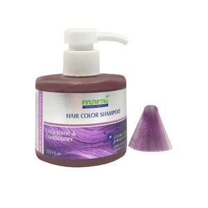 شامپو رنگساژ مارال مدل 2442 شماره 0890 حجم 220 میلی لیتر رنگ یاسی