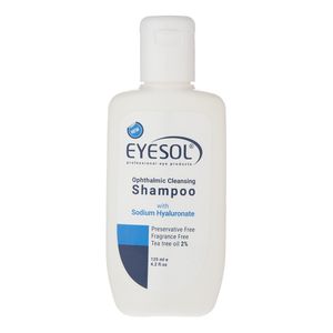 شامپو شستشو پلک و مژه آیسول مدل ophthalmic حجم 125 میلی لیتر