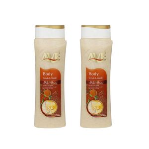 شامپو صورت و بدن اوه مدل milk and honey وزن 380 گرم بسته 2 عددی
