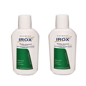 شامپو ضد ریزش مو ایروکس مدل nettle extract حجم 200 میلی لیتر بسته 2 عددی