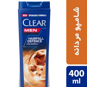 شامپو ضد شوره و ضد ریزش آقایان کلییر مدل hairfall defense حجم 400 میلی لیتر