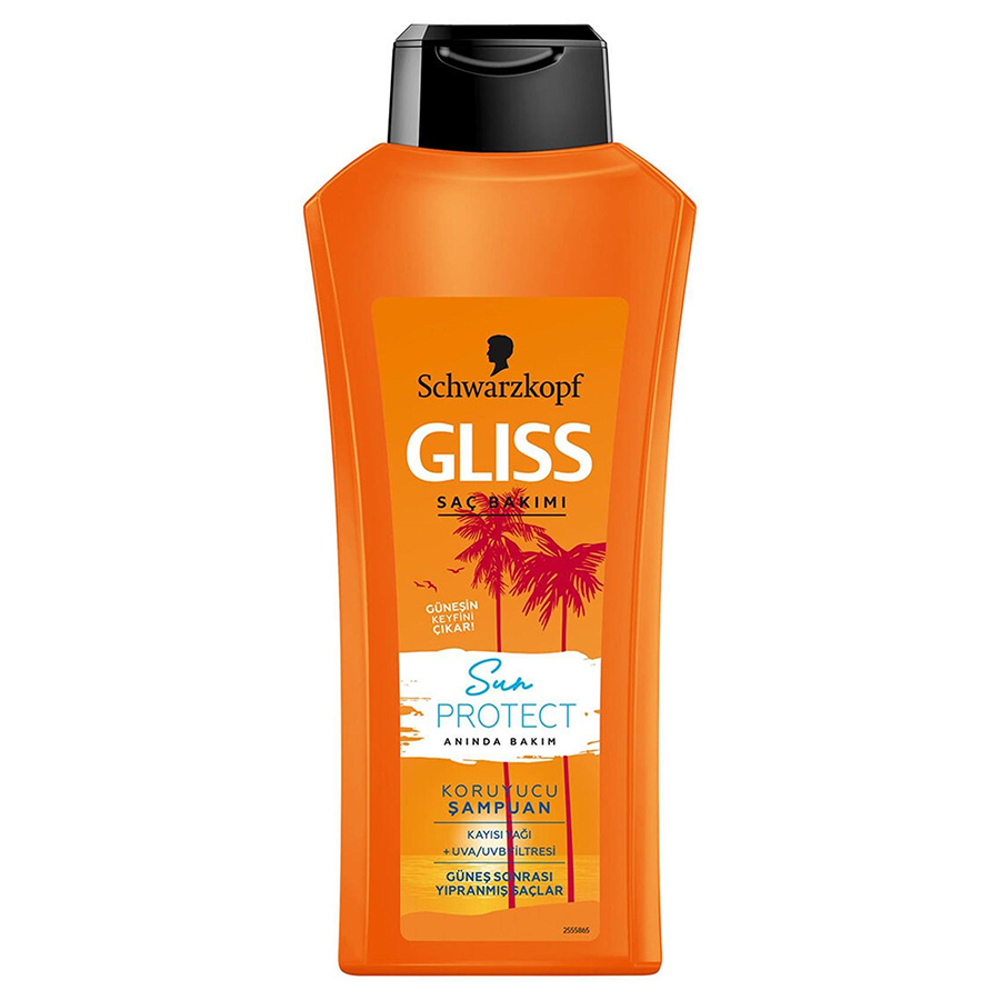 شامپو محافظت کننده‌ مو گلیس مدل sun protect حجم 500 میلی لیتر