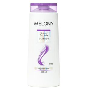 شامپو مناسب موهای خشک ومجعد ملونی مدل soft and smooth حجم 400 میلی لیتر