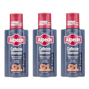 شامپو مو آلپسین مدل caffeine c1 حجم 250 میلی لیتر مجموعه 3 عددی