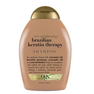 شامپو مو او جی ایکس مدل brazilian keratin حجم 385 میلی لیتر