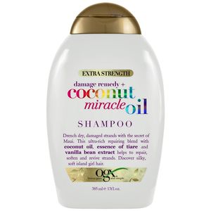 شامپو مو او جی ایکس مدل coconut miracle oil حجم 385 میلی لیتر