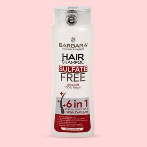 شامپو مو بدون سولفات باربارا مدل ultra soft حجم 400 میلی لیتر