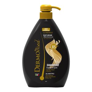 شامپو مو درمومد مدل کراتین و روغن آرگان حجم 1000 میلی لیتر
