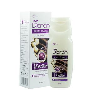 شامپو مو دیترون مدل keratron حجم 200 میلی لیتر