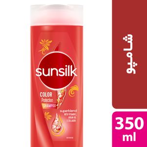 شامپو مو سانسیلک مدل color protection حجم 350 میلی لیتر