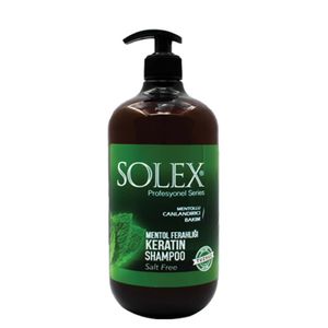 شامپو مو سولکس مدل mentol keratin حجم 1000 میلی لیتر
