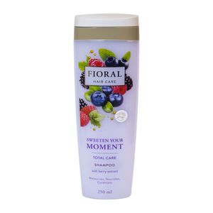 شامپو مو فیورال مدل blue berry حجم 250 میلی لیتر