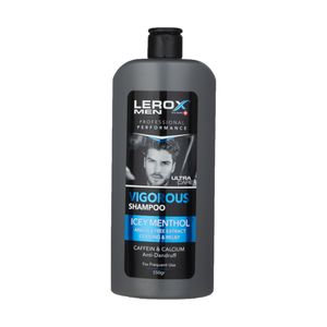 شامپو مو لروکس مدل icey menthol حجم 550 میلی لیتر