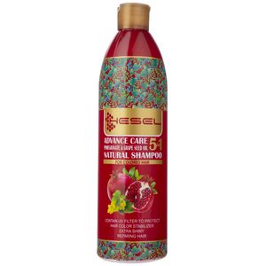 شامپو مو هسل مدل pomegranate حجم 400 میلی لیتر