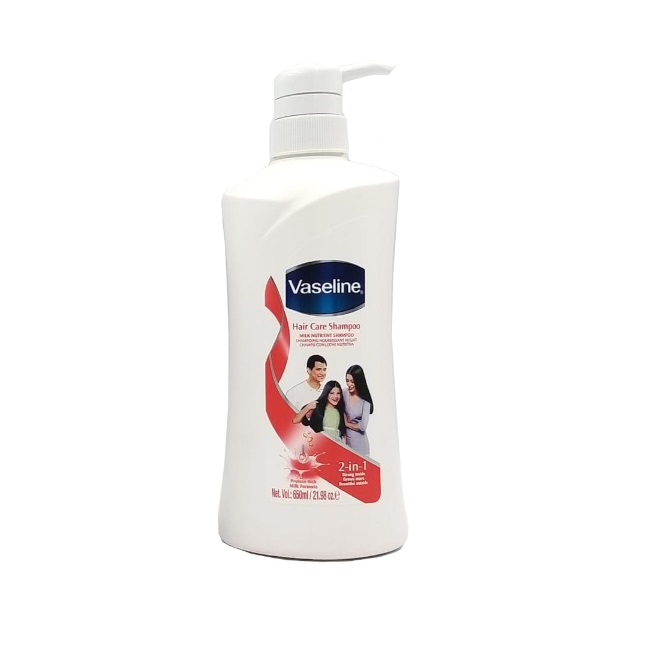 شامپو مو وازلین مدل hair care حجم 650 میلی لیتر