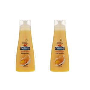 شامپو مو گلرنگ مدل egg protein وزن 400 گرم بسته 2 عددی