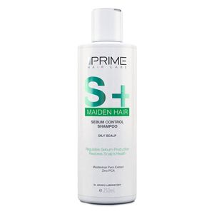 شامپو کنترل کننده چربی پریم مدل s+ maiden hair حجم 250 میلی لیتر