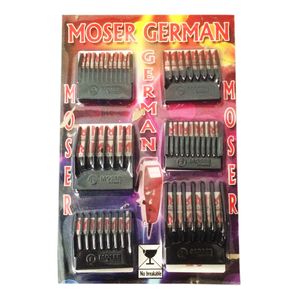 شانه ماشین اصلاح موزر ژرمن کد y 49 بسته 6 عددی