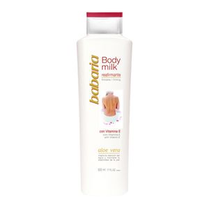 شیر بدن باباریا مدل فرم دهنده بدن حاوی ویتامین e حجم 500 میلی لیتر